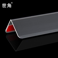 世角 钛铝合金护角条 边宽20mm磨砂灰 定制专拍0.1米(请联系客服)