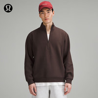 lululemon 丨Steady State 男士半拉链卫衣 LM3FA9S 浓缩咖啡色 M