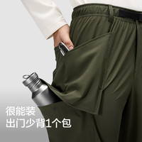 蕉内氧气男士工装束脚裤三防裤子登山户外运动长裤男装 探险棕 2XL
