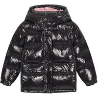 哈吉斯 HAZZYS 女童连帽保暖羽绒服