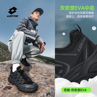 乐途男鞋2025秋季运动鞋防滑耐磨户外登山鞋减震休闲徒步鞋女 皮卡白·男女同款 41