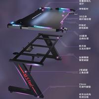 电竞桌家用台式碳纤维电脑桌卧室书桌电竞房游戏桌可放主机工作台