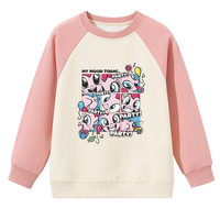 小马宝莉 女童小儿童秋冬季卫衣舒适套头衫宽松卡通上衣外套值 插肩袖粉色头像 160