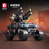 SEMBO BLOCK 森宝积木 流浪地球系列幽灵之刃战车积木