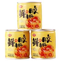 湖北生龙鲜炖桃胶银耳羹即食免煮银耳桃胶羹开盖即食免煮便携罐装