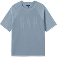 Gap 464139 肌理感拼接圆领短袖针织衫 SUNNY GREY
