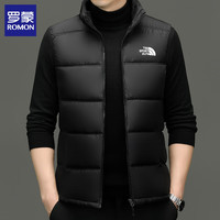 罗蒙（ROMON）棉马甲男2025冬季新款休闲保暖背心秋冬款坎肩马夹外套男   (190) (建议体重135-150斤)