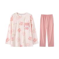芬腾睡衣女士纯棉卡通可外穿家居服套装软棉棉 XL