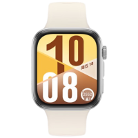 华为 HUAWEI WATCH FIT 4 智能手表 43mm 悦动白氟橡胶表带