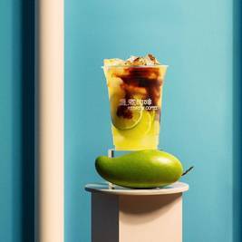 移动端：复煮咖啡 Rebrew 青芒茉莉美式