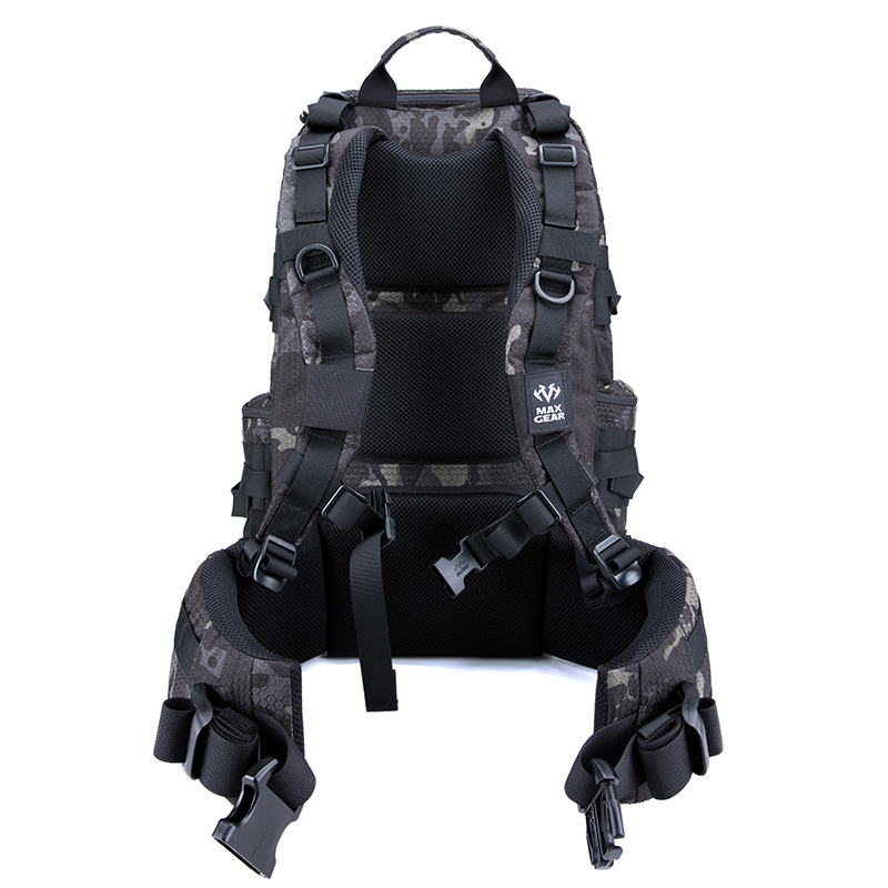 MAXGEAR X-9户外战术背包 升级背负登山徒步可拆卸腰封16寸电脑仓