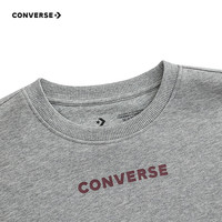 Converse匡威童装男童卫衣2025秋季复古潮流学院风中大童时尚休闲上衣 岩岭灰 140 /68 【身高128-140cm】