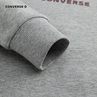 Converse匡威童装男童卫衣2025秋季复古潮流学院风中大童时尚休闲上衣 岩岭灰 160 /80 【身高158-170cm】