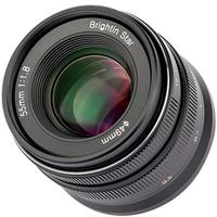 星曜光学50mm f0.95 ll二代一代大光圈定焦全画幅55mm f1.8手动人像镜头适用A7M3 R8R5 Z5 S5II微单镜头 55mm F1.8-黑色 RF卡口(适用佳能R系列微单)