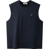 森马(Semir)背心男吸湿速干防晒无袖上衣拼接网眼运动宽松2025夏109325102102 暮蓝81003 M