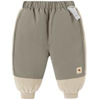 巴拉巴拉儿童羽绒裤宝宝秋冬男童长裤女童裤子防风保暖潮 军绿-易去污功能-40627 80