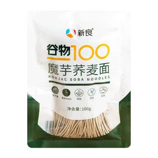 新良魔芋荞麦面魔芋半干鲜面条荞麦面 半干荞麦面条代餐粗粮面条  单包一人餐