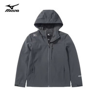 Mizuno 美津浓 户外夹克男女登山服外套防风 宝蓝色 L