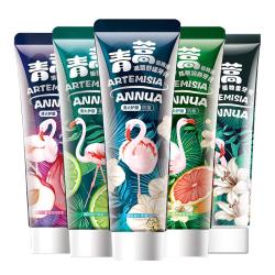 两面针 LMZ）青蒿植物护龈牙膏 清新口气 健白抗敏 5支600g 国货老牌家庭装