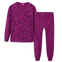 秋衣秋裤套装女士棉毛衫大码全棉保暖内衣中老年人纯棉打底衣