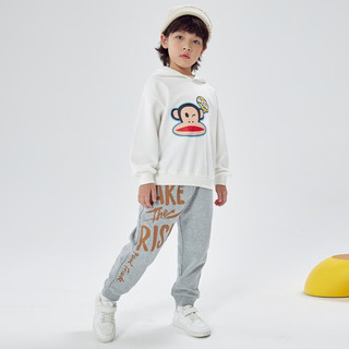 大嘴猴（paul frank）童装儿童卫衣圆领纯棉舒适休闲男女童长袖2025春秋外穿上衣中性衣 309F麻灰 130