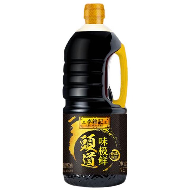 年货大集：李锦记 头道味极鲜特级酱油1.9L