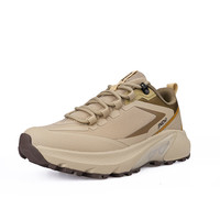 鲸动呼吸鞋防泼水户外登山徒步鞋男鞋女鞋特斯拉阀排气减震耐磨运动鞋 登月棕 43