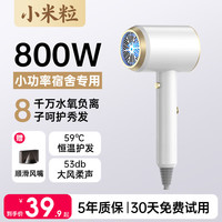 小米粒 吹风机同款家用学生宿舍专用800w高速静音不伤发护速干家用小功率电吹风筒