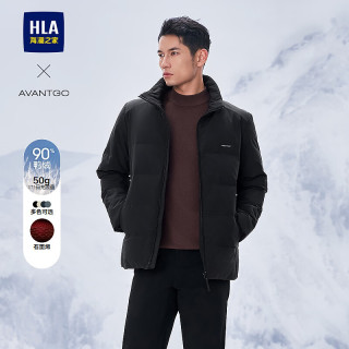 HLA 海澜之家 男子轻商务经典系列石墨烯羽绒服