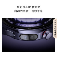 今日必买：华为 HUAWEI WATCH 5 46mm基础款深锖色不锈钢表壳苍穹黑氟橡胶表带首创X-TAP智感窗鸿蒙AI腕上小艺eSIM通信