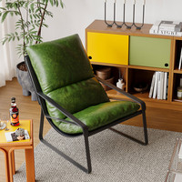 曲美家居 24-C4 懒人沙发 单椅 柔软羽绒 碳素钢架 松果躺椅