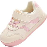 巴拉巴拉宝宝学步鞋婴儿男童女童鞋子春秋2025德训鞋百搭板鞋208325144203 梦幻粉60301 22 (脚长13.3-13.7/内长14.7)