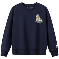 Converse匡威童装男童卫衣2025秋季套头长袖打底衫上衣漫画印花童趣潮 藏青蓝 160 /76 【身高152-158cm】