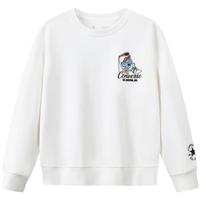 Converse匡威童装男童卫衣2025秋季套头长袖打底衫上衣漫画印花童趣潮 古典白 140 /68 【身高128-140cm】