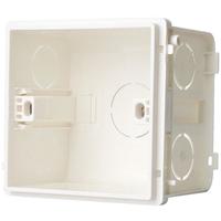 FSL佛山照明加厚耐高温插座底盒 电源盒 电线盒 G系列86暗装底盒白色 G系列单86底盒