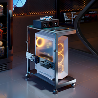 赛途 PSEAT 移动主机架电脑主机托架多层托盘架子打印机台式机箱置物架