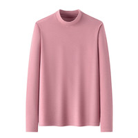 雅鹿半高领加绒毛衣女打底衫2025秋冬内搭厚保暖针织衫女士上衣 驼色 3XL 【160-180斤】