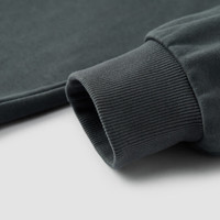 森马（Semir）卫衣女短款美式复古字母打底衫秋季学院风印花宽松上衣小个子 灰色调00322 3XL