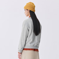 森马（Semir）[]史努比系列卫衣女落肩宽松2024秋图案上衣101524116009 中花灰00510