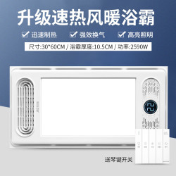 洛克菲勒 ROCK FILE 浴霸灯集成吊顶风暖照明排气一体浴室暖风机 30x60