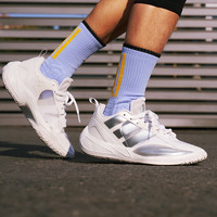 adidas 阿迪达斯 篮球鞋 40.5 白色/金属银