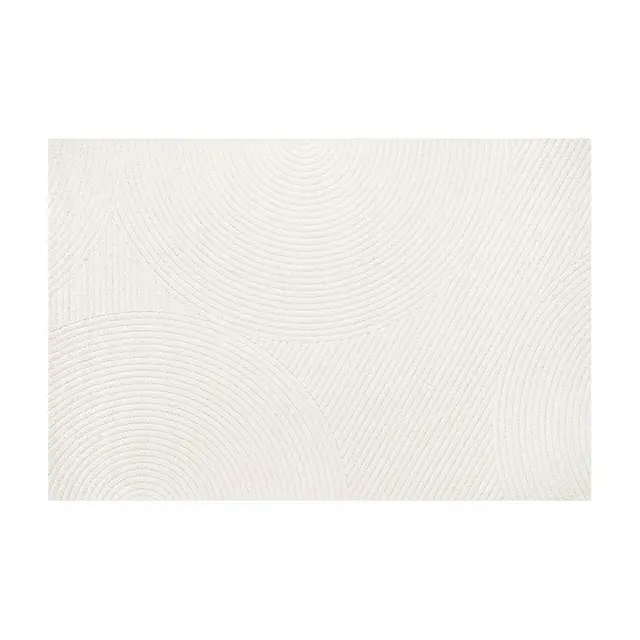 卡提菲亚防水抗污地毯客厅奶油风极简线条经典款耐脏好打理