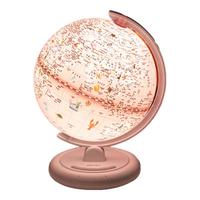 得力（deli）AR地球仪20cmAI声控智能语音早教学习故事机夜灯卡通插画男女孩玩具儿童新年圣诞节公主粉