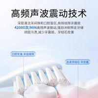 欧伊俪 电动牙刷 超声波 曜石黑 赠4头+支架+收纳盒