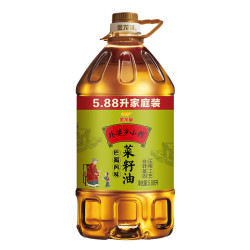 金龙鱼 外婆乡小榨 菜籽油 巴蜀风味 5.88L