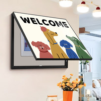 集简季 小清新电表箱装饰画多巴胺配电箱遮挡电闸盒挂画总开关免打孔壁画