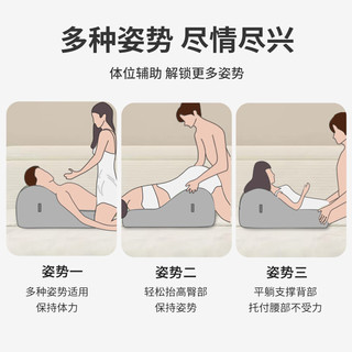 接运猫房事垫夫妻同房垫行房垫多功能趴睡枕头抬高体位垫 记忆-深空灰【云端体验送头枕】 枕套