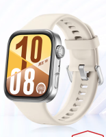 华为 HUAWEI WATCH FIT 4 智能手表 43mm 悦动白氟橡胶表带