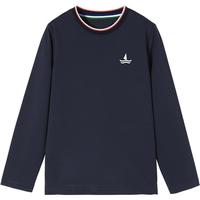 NAVIGARE意大利小帆船童装男童长袖T恤学生打底衫新款舒适圆领上衣