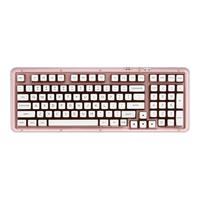  logitech/罗技 无线蓝牙双模 机械键盘 冰咖四透键帽  粉色-冰咖 单色背光 机械轴